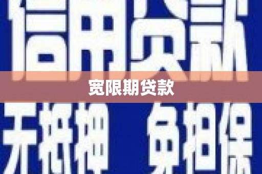 横栏宽限期贷款
