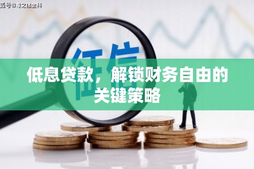横栏低息贷款，解锁财务自由的关键策略