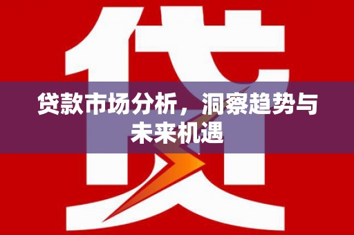 横栏贷款市场分析，洞察趋势与未来机遇
