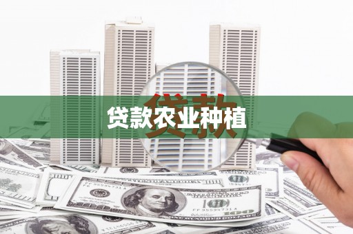 横栏贷款农业种植
