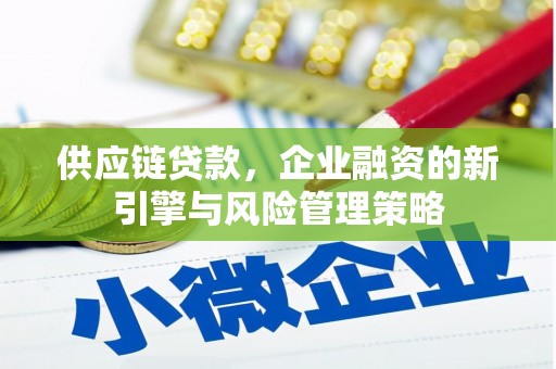 横栏供应链贷款，企业融资的新引擎与风险管理策略
