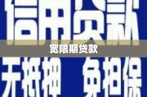 横栏宽限期贷款