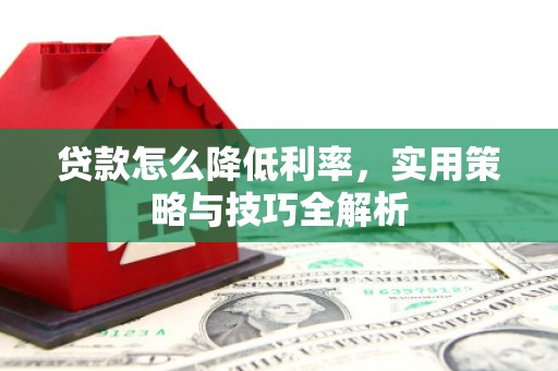 横栏贷款怎么降低利率，实用策略与技巧全解析