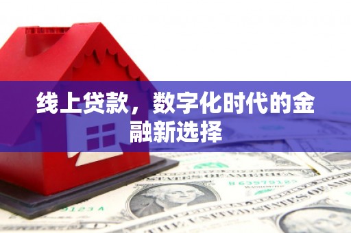 横栏线上贷款，数字化时代的金融新选择