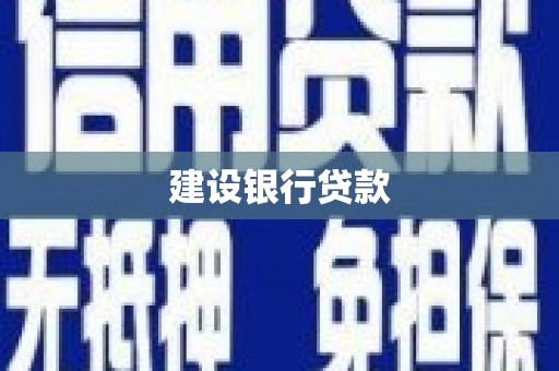 横栏建设银行贷款