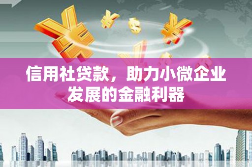 横栏信用社贷款，助力小微企业发展的金融利器