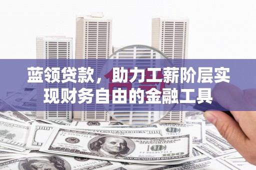 横栏蓝领贷款，助力工薪阶层实现财务自由的金融工具