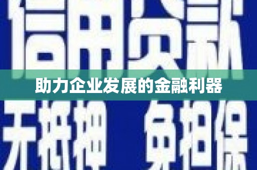 横栏助力企业发展的金融利器