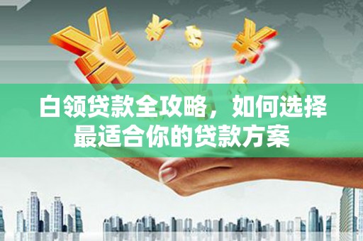 横栏白领贷款全攻略，如何选择最适合你的贷款方案